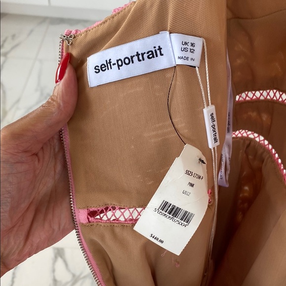 SELF-PORTRAIT
Pink Azaelea Lace Midi Dress - Picture 6 of 10